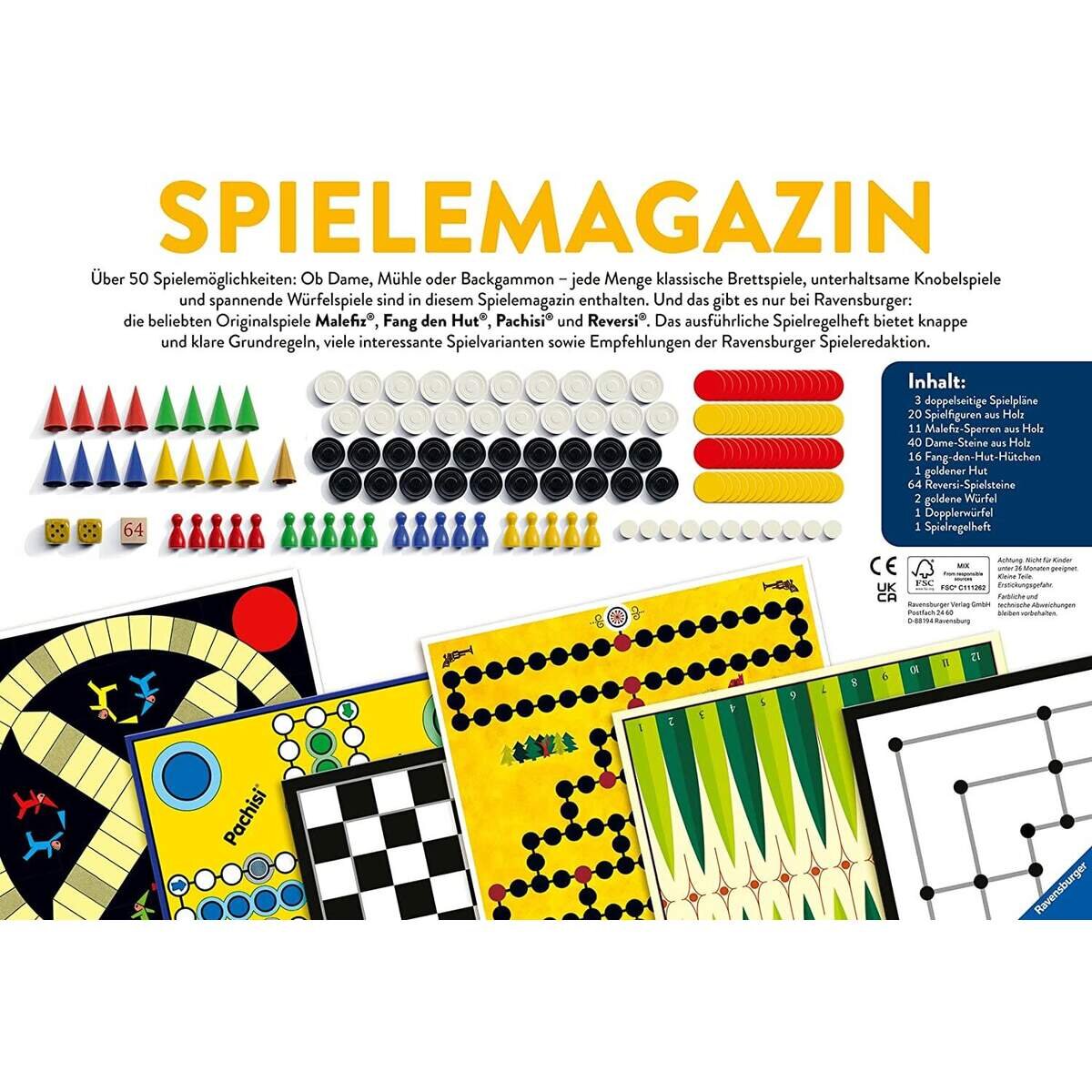 Ravensburger SpieleMagazin, Spielesammlung