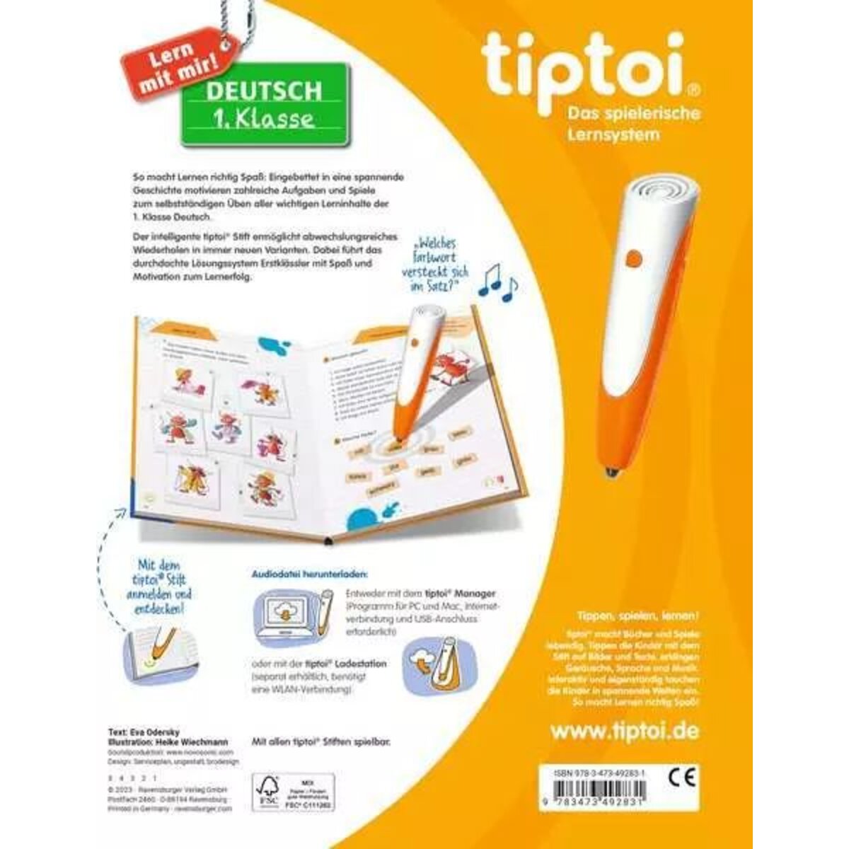 Ravensburger tiptoi® Lern mit mir! Deutsch 1. Klasse