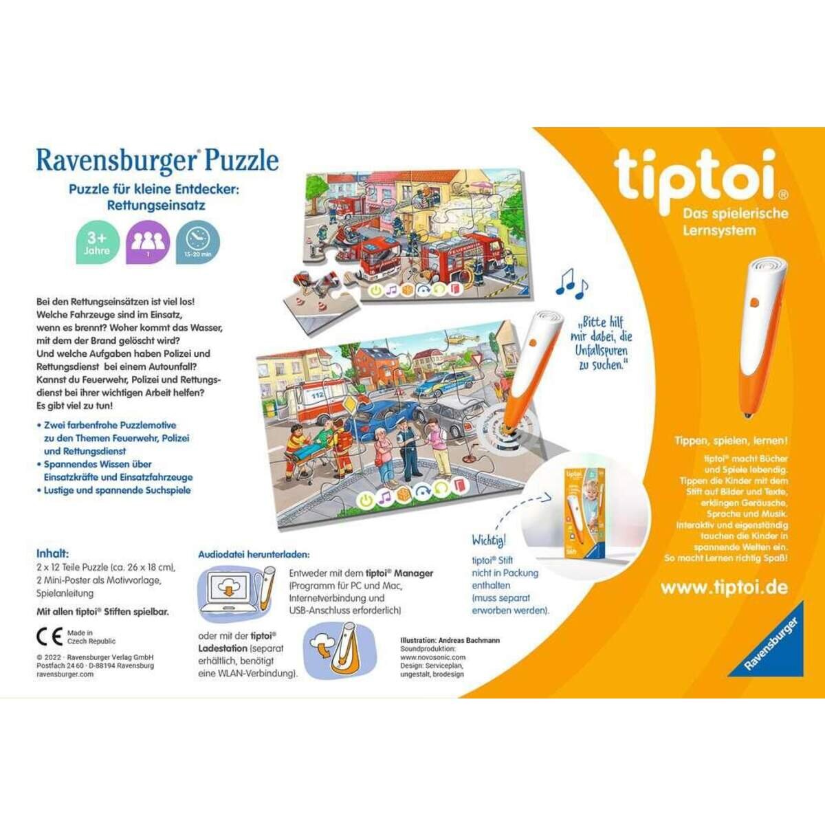 Ravensburger tiptoi Puzzle für kleine Entdecker