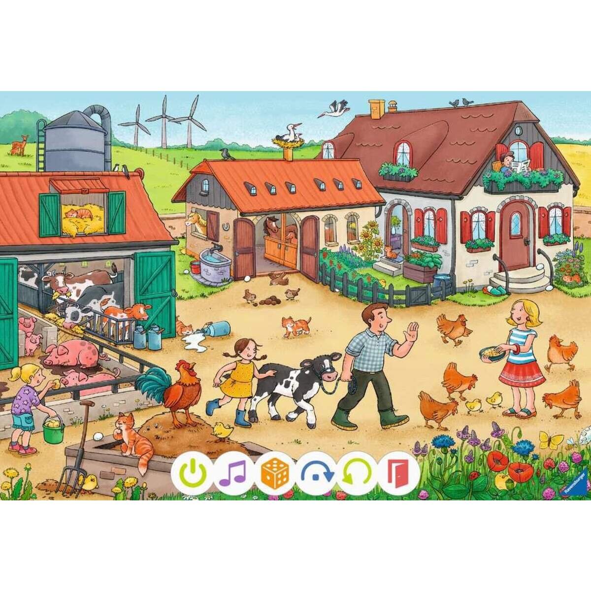 Ravensburger tiptoi Puzzle für kleine Entdecker: Bauernhof