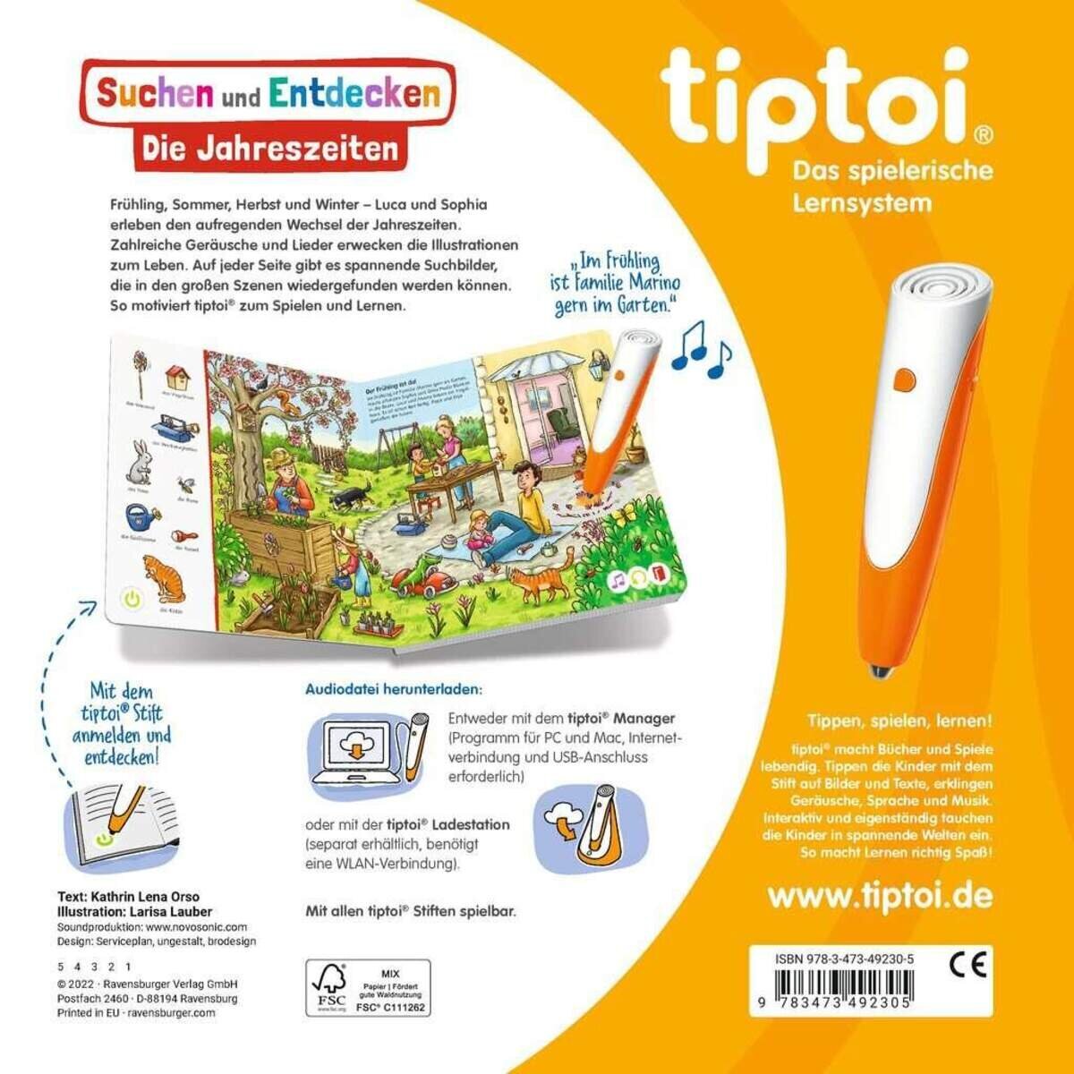 Ravensburger tiptoi® Suchen und Entdecken: Die Jahreszeiten