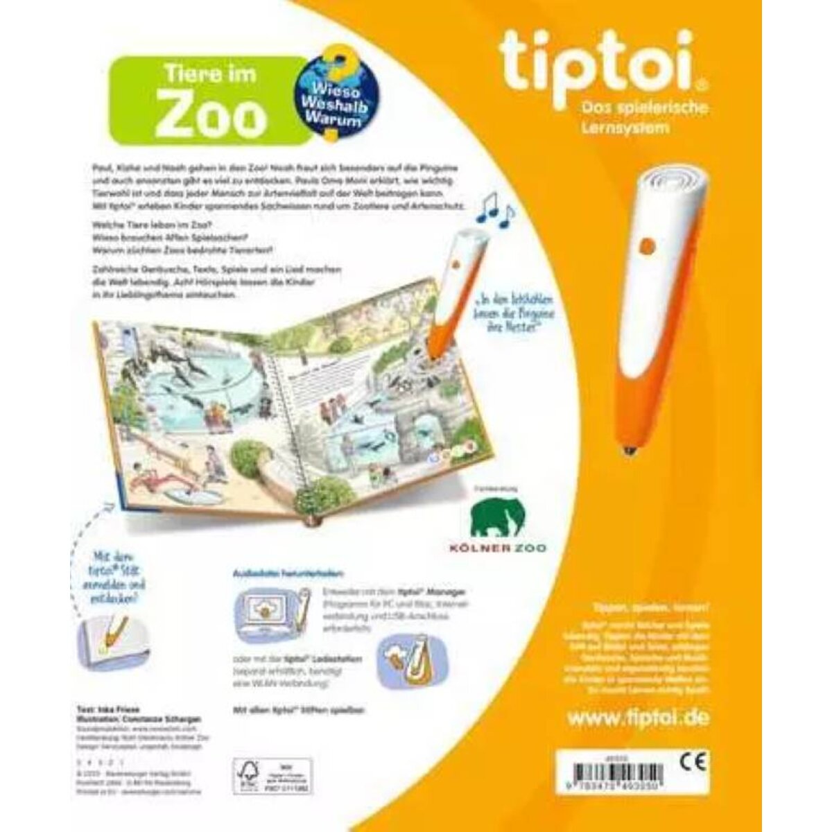 Ravensburger tiptoi® Tiere im Zoo