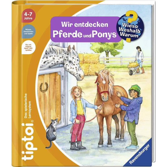 Ravensburger tiptoi® Wieso? Weshalb? Warum? Wir entdecken Pferde und Ponys