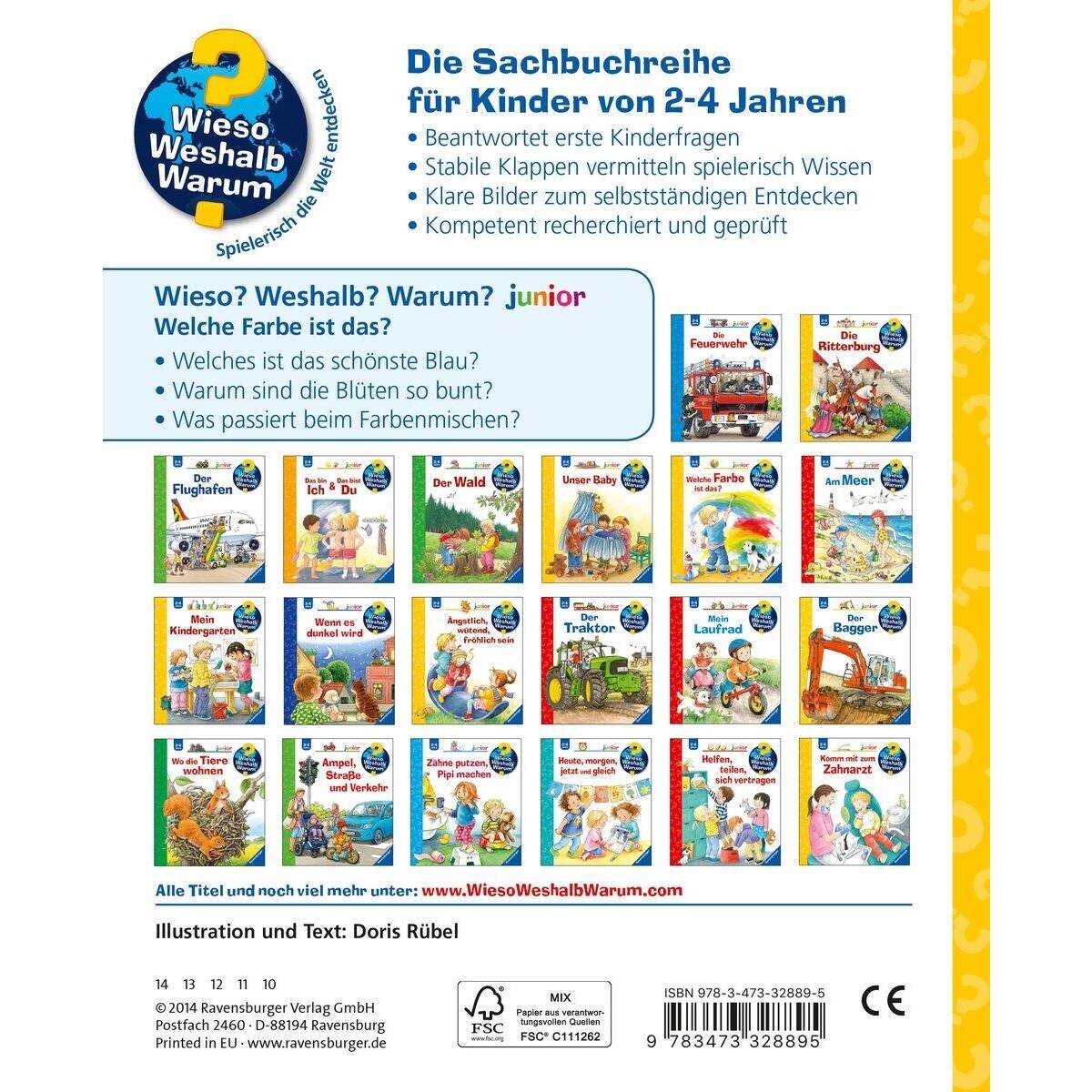 Ravensburger Wieso? Weshalb? Warum? Band 13: Welche Farbe ist das?