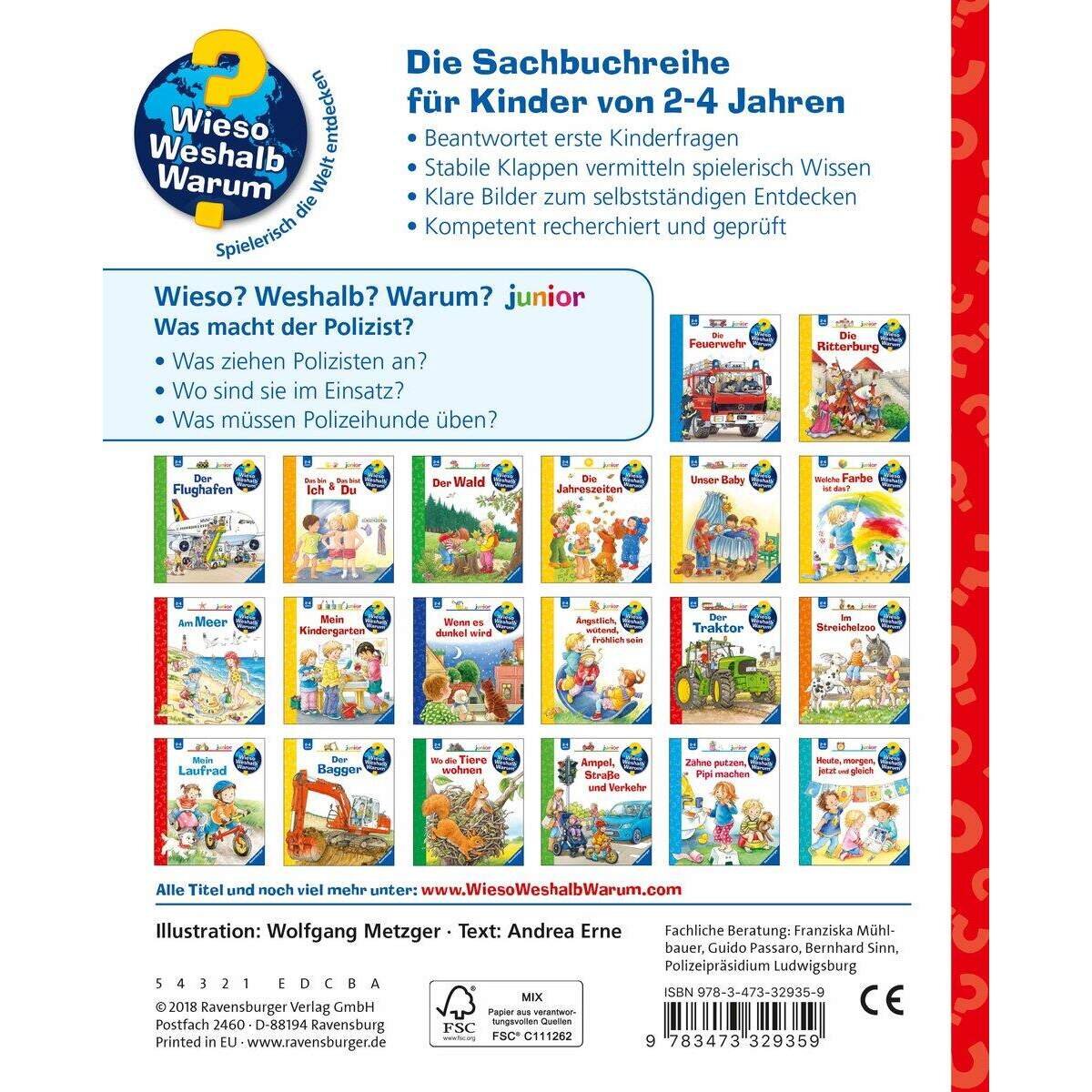 Ravensburger Wieso? Weshalb? Warum? Band 65: Was macht der Polizist?