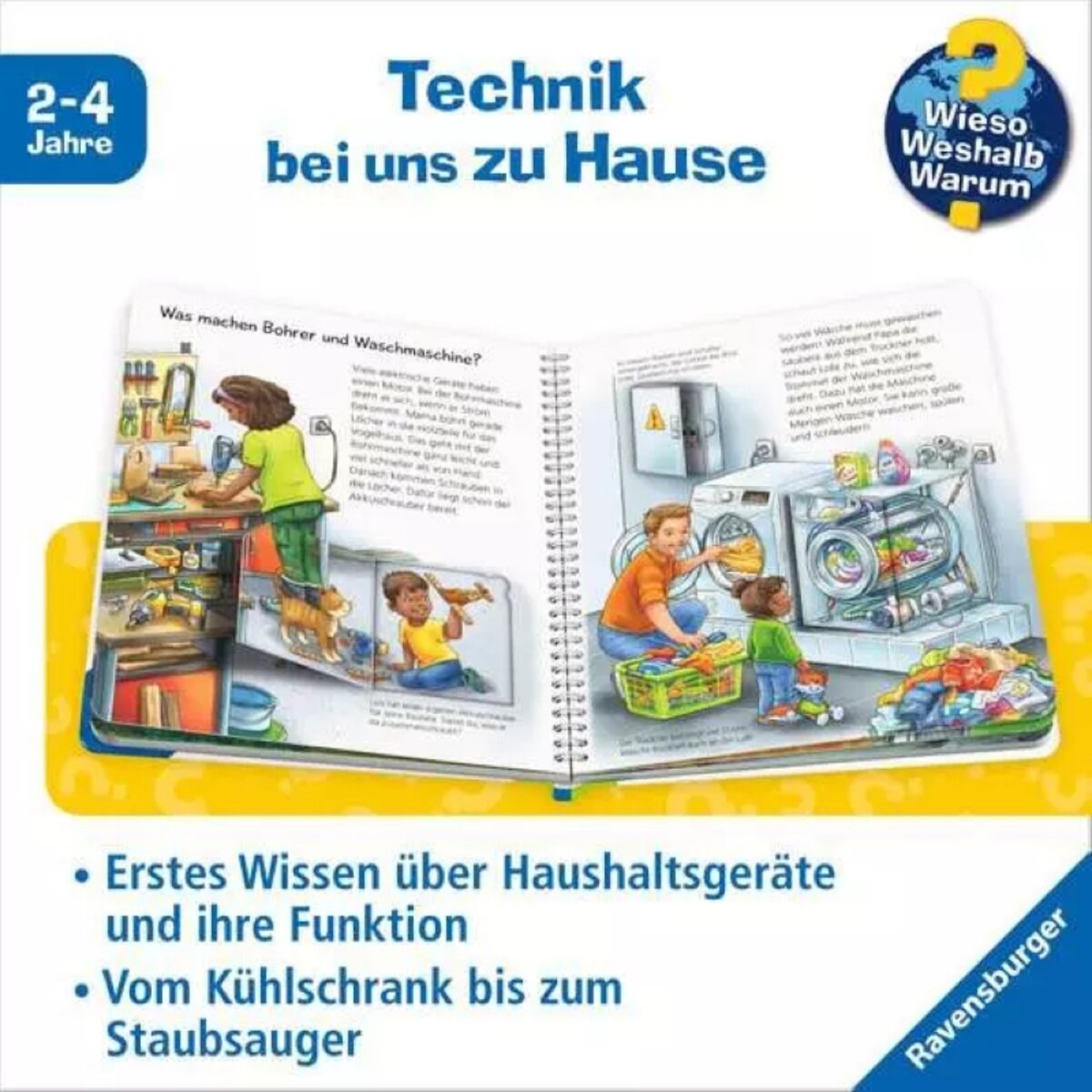 Ravensburger Wieso? Weshalb? Warum? Junior, Band 76 - Bohrer, Lampe, Spülmaschine