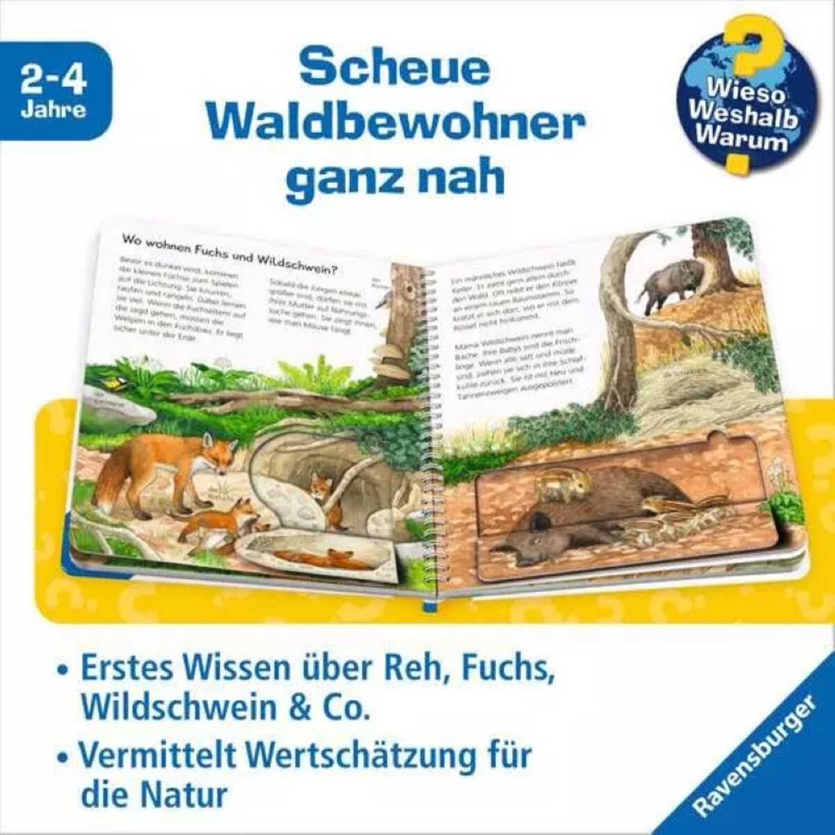 Ravensburger Wieso? Weshalb? Warum? Junior Band 77 Tiere im Wald