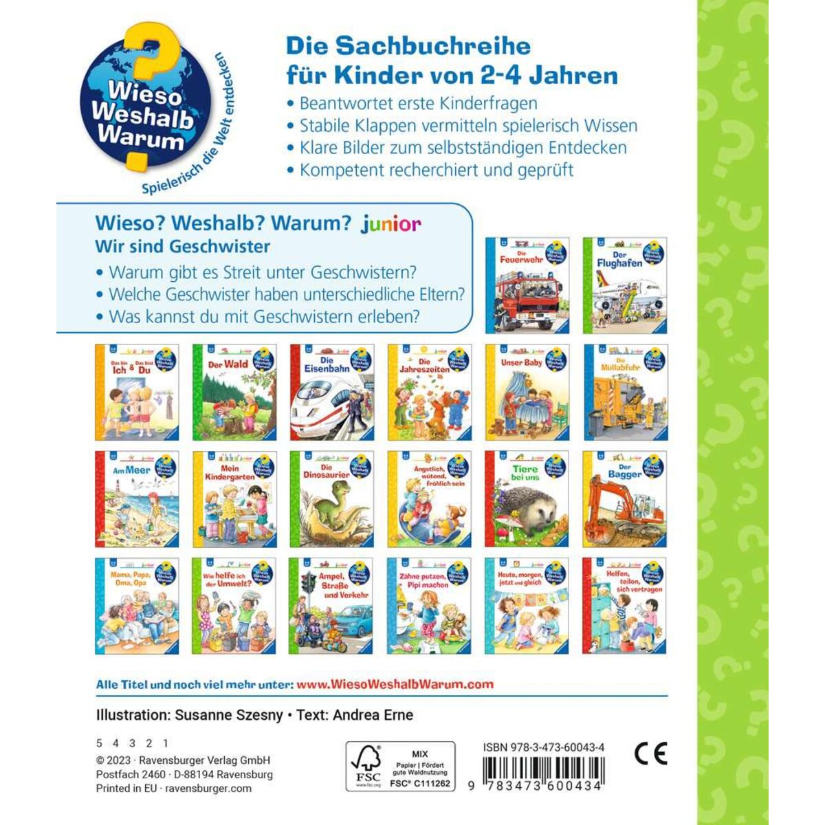Ravensburger Wieso? Weshalb? Warum? junior, Band 29: Wir sind Geschwister