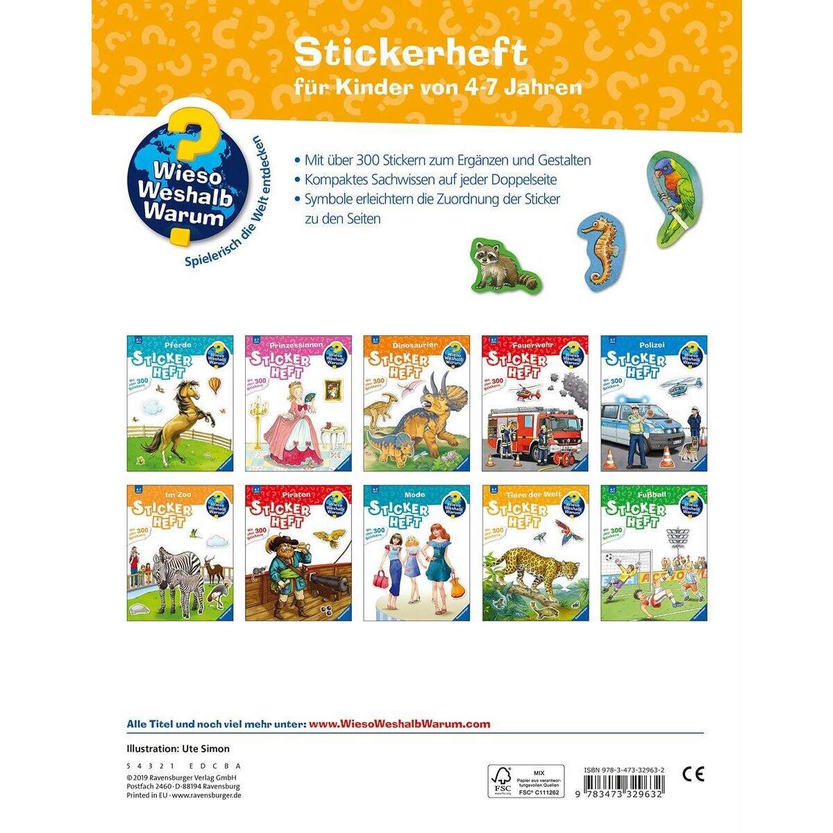 Ravensburger Wieso? Weshalb? Warum? Tiere der Welt