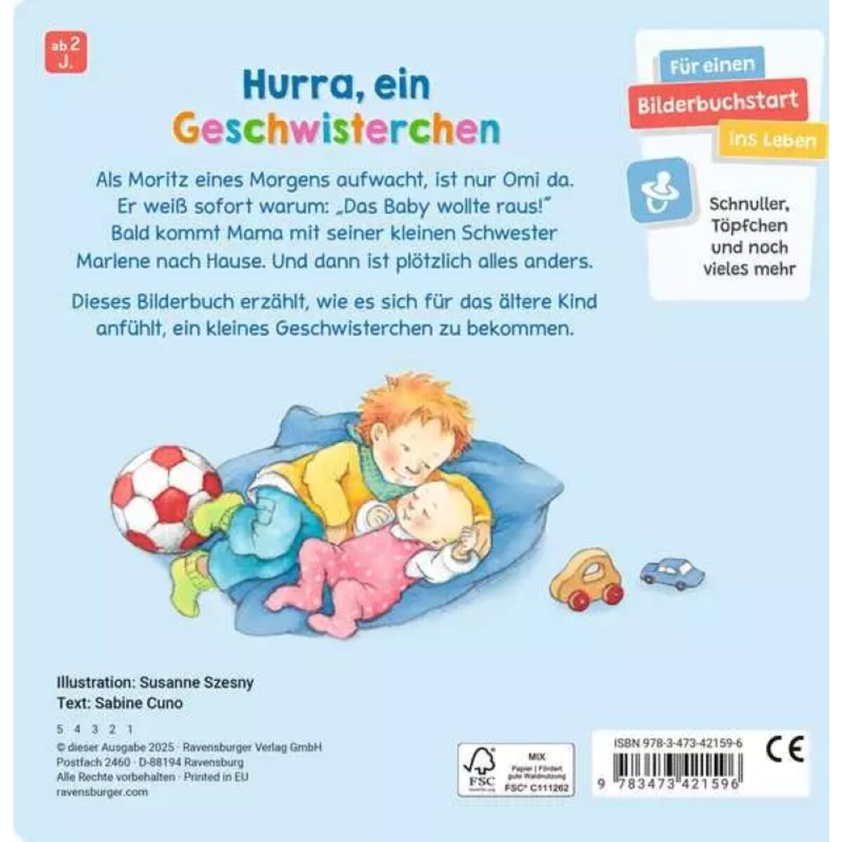 Ravensburger Kinderbuch Wir sind jetzt vier!