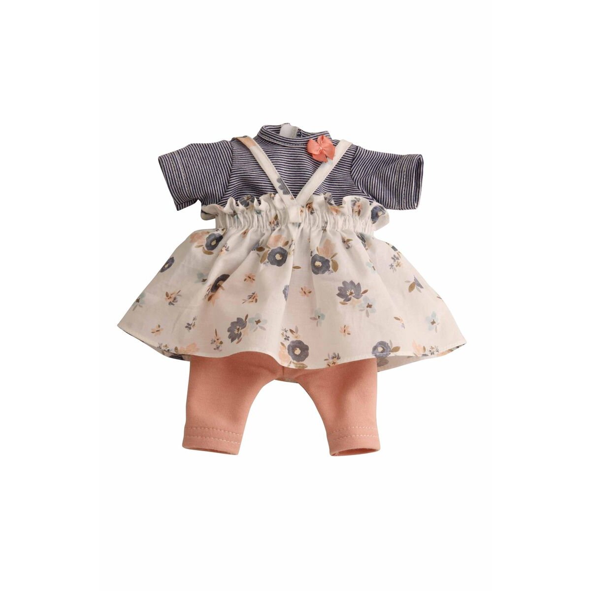 Schildkröt Kleidung zu Puppe Schlummerle 32 cm, sommerlich mit Blumendruck