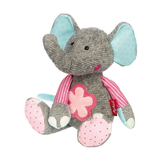 Sigikid Kuscheltier Elefant rosa, Patchwork Sweety