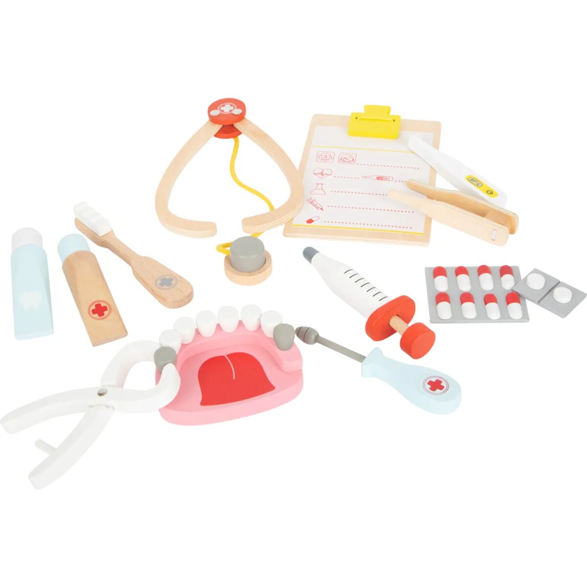 small foot Zahnarztkoffer 2 in 1, 22 Teile