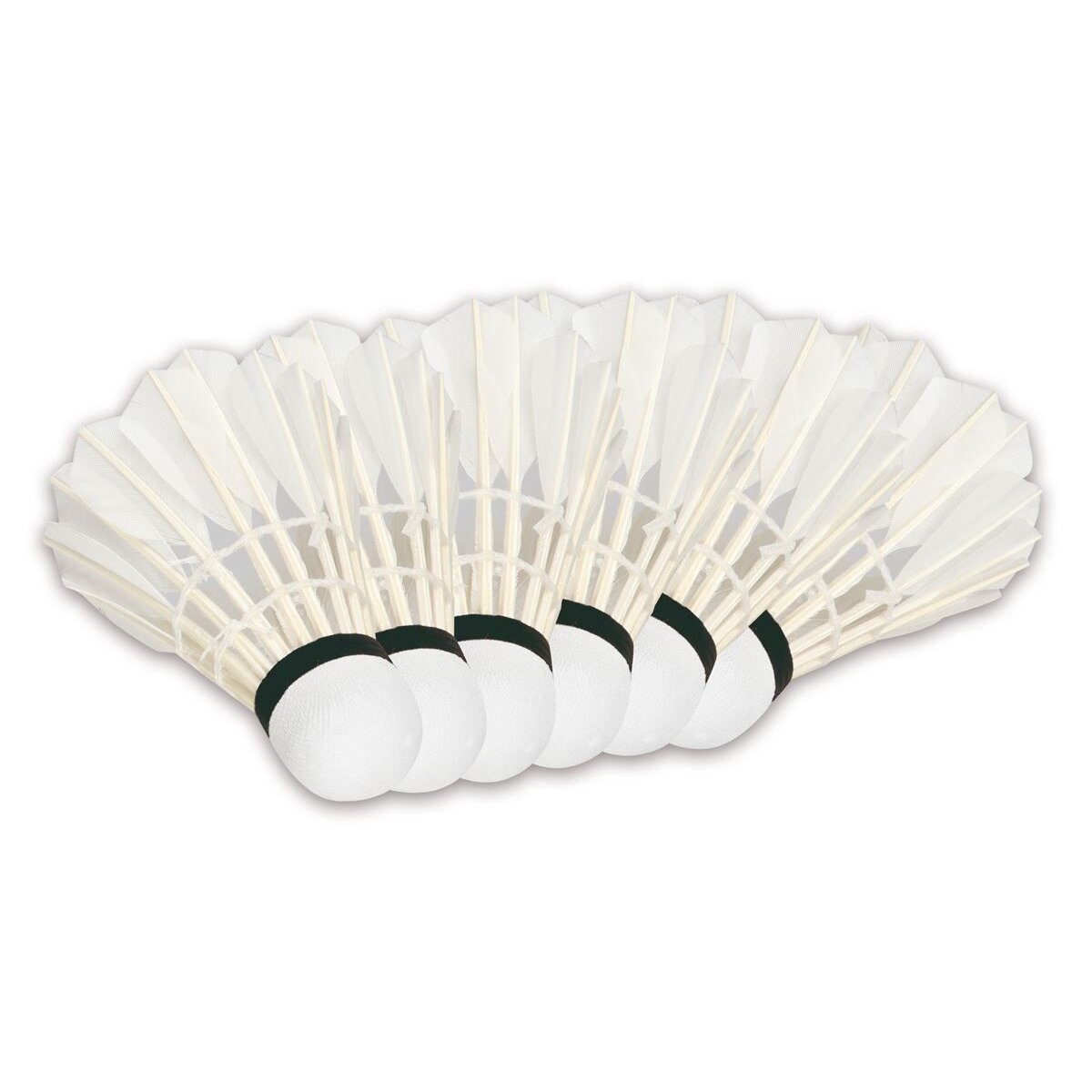 Sunflex Badmintonball Federball Pro 6, 6er Packung