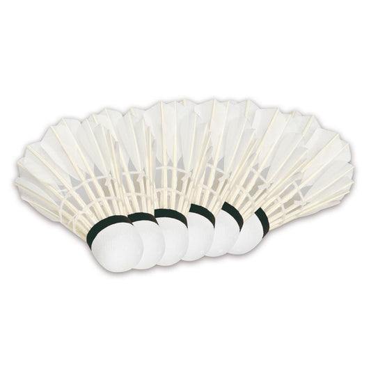 Sunflex Badmintonball Federball Pro 6, 6er Packung