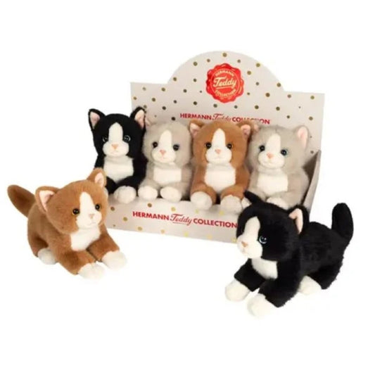 Teddy Hermann Katzen 20 cm, 3-fach sortiert