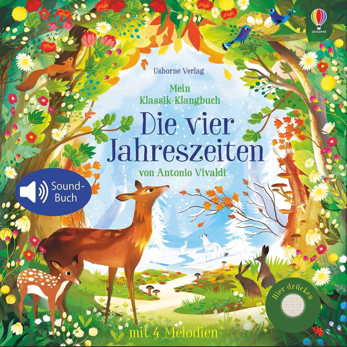Usborne Verlag Mein Klassik-Klangbuch: Die vier Jahreszeiten von Antonio Vivaldi