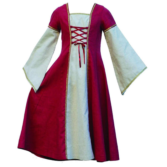 VAH Spielzeugmanufaktur Burgfräuleinkleid Little Marian, Größe 4-6 Jahre, Länge 84 cm