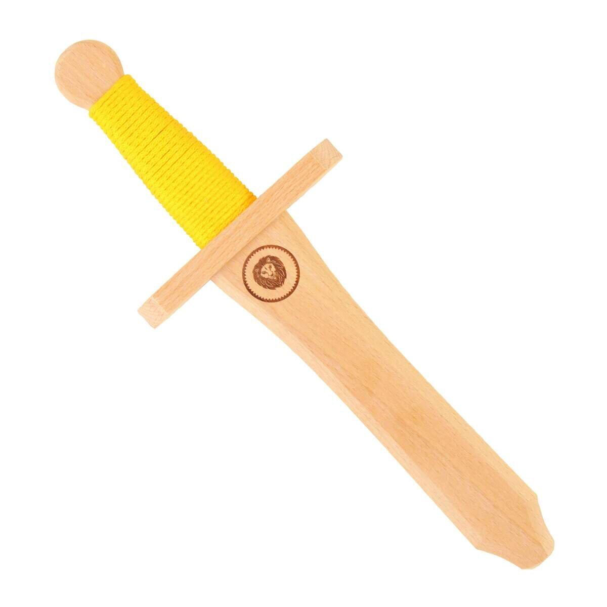 VAH Spielzeugmanufaktur Leopold - Miniset Schild/Schwert, gelb